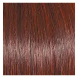 A close up image of a red hair.