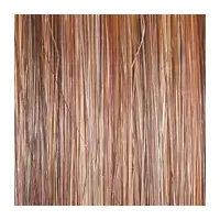 A picture of a brown hair with brown streaks.